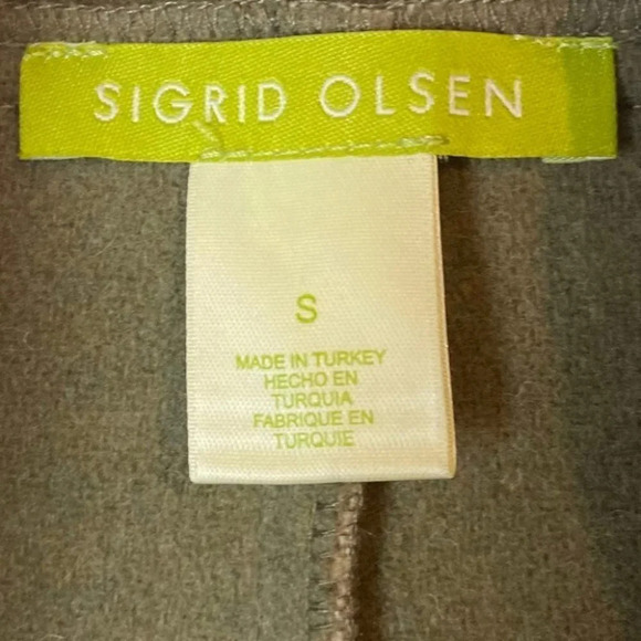 Sigrid Olsen Wool Blend Snap Up Jacket - Picture 9 of 9